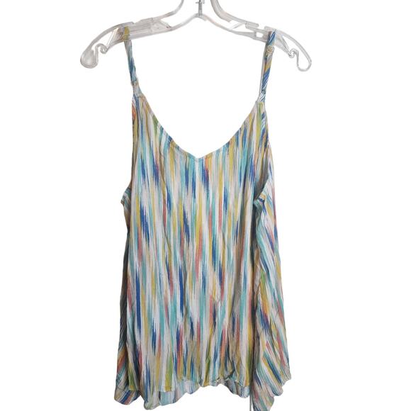 Torrid Vertical Stripe Crepe Tank, Size 5X - Picture 6 of 6